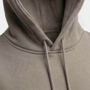 Sweat-shirts à capuche unisexes en coton premium 400 GSM, épais, chauds et confortables, prix usine, vente en gros, personnalisables - Product Image 4