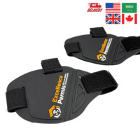 Étiquettes PVC 2D gaufrées personnalisées avec logo d'usine, protection de chaussures en caoutchouc pour moto