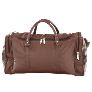 Personnalisé Vegan PU Cuir Hommes Weekender Duffel Sac En Cuir Véritable Casual Voyage Duffle Pliable Caractéristique Personnalisable Logo Couleur - Product Image 3