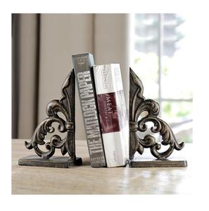 Superior Quality Indian Metal <b>Art</b> Desktop Bookends Exclusive Design Home Office Bookshelf <b>Storage</b> Holder - Product Image 4