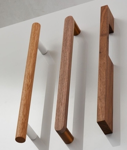 Barra en T suave para muebles, manijas de puerta de latón y manija de puerta de madera - Product Image 4