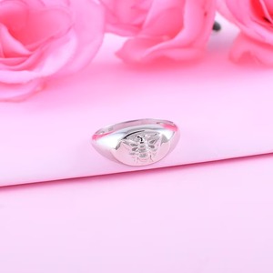 Anillo Sello de Plata de Ley con Abeja y Abeja Reina - Engaste Invisible, Clásico, Unisex, para Bodas, Fiestas y Regalos, Diseño Delicado - Product Image 2