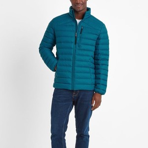 Vente en gros veste d'extérieur avec logo personnalisé manteau léger et chaud en plumes pour hommes en nylon à capuche pour l'hiver manteau à bulles bouffantes en duvet - Product Image 3