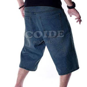Short en jean Vente en gros direct usine Jorts en jean personnalisés pour hommes Vente en gros Jorts en jean OEM pour hommes - Product Image 6