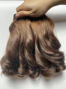 Cheveux bruts péruviens à Double dessin, cheveux vierges bouclés et rebondissants - Product Image 5