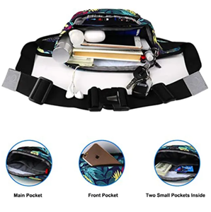 Mode féminine Mini sac banane vente entière Logo personnalisé ceinture réglable étanche à l'eau pour une utilisation sportive-pour la course à pied - Product Image 5