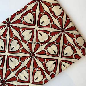 Block Print Cotton Cambric 60X60 Running Fabric Traditional Jaipuri Print Cotton Fabric - Product Image 2