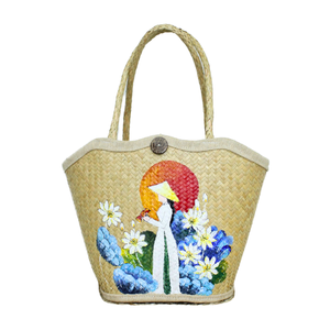 Produit chaud Sac à main élégant en jacinthe d'eau séchée pour Boho et Looks côtiers de haute qualité - Product Image 1