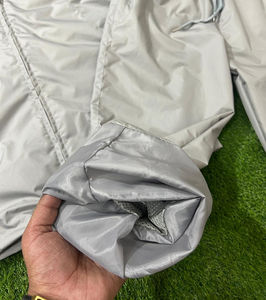 2025 hommes haute qualité survêtements personnalisés taille élastique Baggy pantalons de survêtement en Nylon deux pièces ensembles avec toile Style lavé - Product Image 6