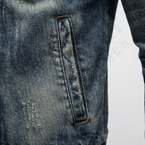 Chaqueta Vaquera de Alta Calidad para Hombre, Estilo Casual Urbano, Fabricada Profesionalmente a Precios Competitivos, Ropa Exterior - Product Image 5