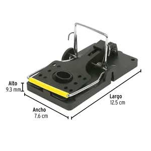 Piège à souris en plastique réutilisable Pretul 5' pour la lutte contre les rongeurs, tueur de rongeurs efficace, taille américaine, boîte de 10, sans parfum, design rectangulaire - Product Image 4