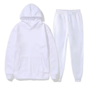 2025 Unisex Hoodie Fitness Gym Sportswear Men's Jogger <b>Running</b> Set Winter Sports Tracksuit with Plus Size Feature - Product Image 3