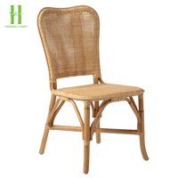 Chaises de salle à manger en rotin de haute qualité meubles de salon chaise de loisirs en rotin moderne bohème meubles de maison fabriqués au Vietnam