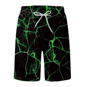กางเกงขาสั้นเล่นกีฬาของผู้ชายกางเกงขาสั้นผ้าโพลีเอสเตอร์พิมพ์ซับลิเมชันสำหรับ100% ขนาดใหญ่พิเศษสำหรับฤดูร้อน - Product Image 1