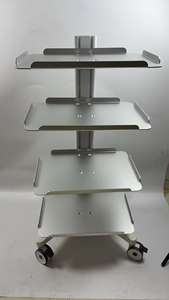 Carro <span class=keywords><strong>de</strong></span> almacenamiento médico <span class=keywords><strong>de</strong></span> tres capas <span class=keywords><strong>de</strong></span> aleación <span class=keywords><strong>de</strong></span> aluminio Transferencia conveniente Estable y duradero - Product Image 2