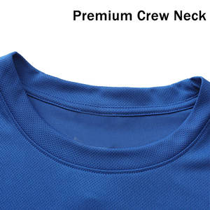 T-shirt de sport athlétique en polyester/coton pour homme, à séchage rapide, respirant, léger, pour la salle de sport et l'entraînement - Product Image 3