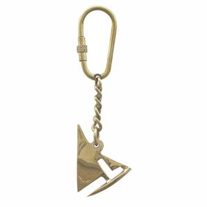 Llaveros de Metal de latón brillante de alta calidad, venta al por mayor, artículo Vintage de lujo, artículo de artesanía india para exteriores, nuevo diseño, 2025, superventas - Product Image 1