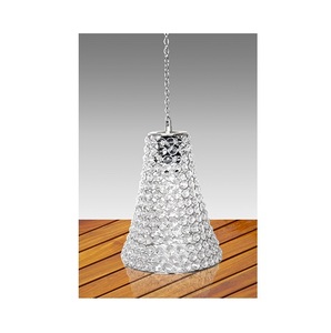 Decorative Chandelier Hanging <b>Lamps</b> Aluminum Fancy Industrial Pendant <b>Lamp</b> Living Room Modern Wholesale White Crystal & Metal - Product Image 1