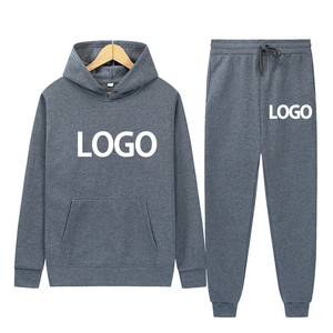 Chándal con capucha para hombre y mujer, sudaderas con capucha y pantalones para correr, traje deportivo informal de alta calidad - Product Image 3
