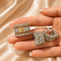 Bague solitaire élégante vintage en or 18 carats avec diamant de laboratoire, cadeau de fiançailles ou d'anniversaire, certifiée IGI, bijoux fins