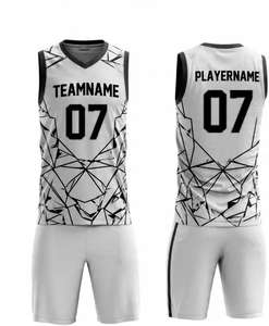 ชุดบาสเก็ตบอลสีดำแบบกลับด้านได้ ผลิตจากผ้าตาข่ายระบายอากาศ พร้อมพิมพ์ชื่อและหมายเลขตามสั่ง สำหรับผู้ชาย ราคาขายส่ง - Product Image 4