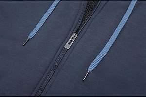 Sudaderas Casuales de Invierno para Hombre, Color Sólido, Poliéster/Algodón, Felpa, Corte Regular con Diseño de Bolsillo, Ecológicas, de Secado Rápido y Transpirables - Product Image 5