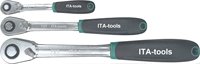 ITA Tools OEM ODM DIY Asa de bolsa recta de liberación rápida de 1/4" 3/8" 1/2" 72T de acero Cr-V con acabado cromado mate