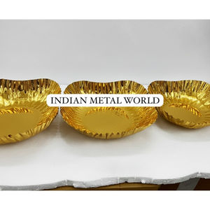 Tazón para Servir Chocolate de Metal Dorado de la Más Alta Calidad, Diseño Elegante, Decoración para el Hogar, Tazón para Chocolate para Uso en Hoteles y Bodas - Product Image 5