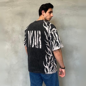 Nouvelle collection de t-shirts pour hommes, t-shirt personnalisé à l'acide, t-shirt à impression à l'acide, t-shirt vintage lavé, t-shirts pour hommes, t-shirts surdimensionnés pour hommes - Product Image 4