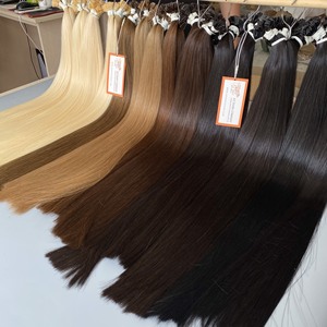 Extensions de cheveux à la kératine vietnamienne de qualité supérieure à double étirage et à pointe plate Produit du vendeur de cheveux vierges vietnamiens - Product Image 1