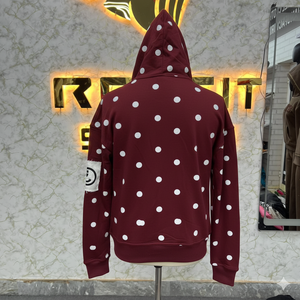 Sweat à capuche à fermeture éclair de qualité supérieure, prix bas, édition artisanale, imprimé en relief, fabriqué en usine, prix bas, sweat à capuche pour hommes, sweat à capuche pour hommes - Product Image 4