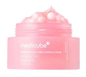 Crema de Cápsulas de Colágeno Rosa PDRN de Medicube, Crema para Mujeres, Todo Tipo de Piel, Auténtica, Hecha en Corea - Product Image 1