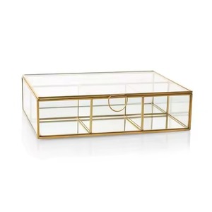 Nouveauté Boîte à bijoux décorative en verre pour bijoux pour l'organisation des bijoux - Product Image 1