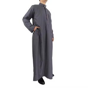 Léger Hommes Élégant Traditionnel Musulman Jubba Simple Printemps Célébrations Embellissements Élégants pour Vendredi Réunion de Famille - Product Image 3