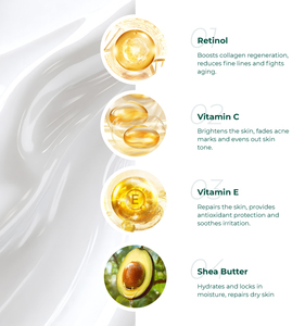 Mascarilla Facial y de Cuello 2 en 1 con Vitamina C, Revitalizante, Blanqueadora e Hidratante, Antiarrugas, Antienvejecimiento, para Todo Tipo de Piel, Venta Directa de Fábrica - Product Image 2