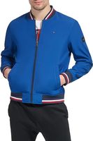 Veste bomber en polyester de qualité supérieure pour homme, design personnalisé en gros, noir, sequins, fourrure de mouton, hiver, grande taille, fermeture éclair