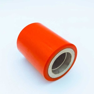 Vente d'usine <span class=keywords><strong>Transpalette</strong></span> manuel Roues de charge 80X70/80X80 Roues en caoutchouc PU NYLON <span class=keywords><strong>Roue</strong></span> d'entraînement <span class=keywords><strong>180x50</strong></span> 200x50 Fabriqué en polyuréthane - Product Image 1