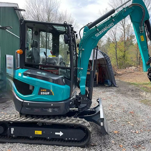 Mini-pelle Sunward SWE60UF de 6 tonnes avec poids en ordre de marche de 10 tonnes Composants de base de qualité originale inclus moteur et pompe - Product Image 1