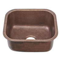 Cuvette à double section en cuivre pour la cuisine Cuvette en métal de qualité supérieure Cuvette en cuivre antique pour hôtels et maison