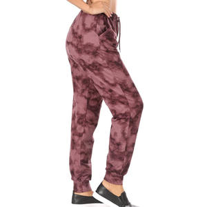 Pantalones Deportivos de Felpa con Logotipo Personalizado, Pantalones de Chándal de Gimnasio de Buena Calidad para Mujer, Pantalones Deportivos Holgados con Bolsillos y Cintura Elástica - Product Image 1