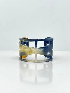 Exclusive Buffalo Horn Cuff Link Bangle <b>Bracelet</b> Luxury Wear Stylish Buffalo Horn Cuff Link Bangle <b>Bracelet</b> Contemporary Jewelry - Product Image 6
