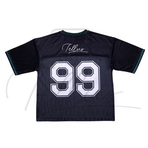 Camisetas de Fútbol Americano Personalizadas al por Mayor, Camisetas de Manga Corta para Hombre, Tallas Grandes, Alta Calidad, Spandex/Poliéster 180g, Impresión Digital - Product Image 3