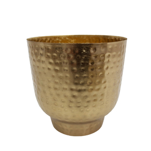 Recién llegado, maceta redonda de línea recta de Metal para suelo, interior, exterior, pared, mesa, decoraciones de jardín personalizadas, venta al por mayor - Product Image 2