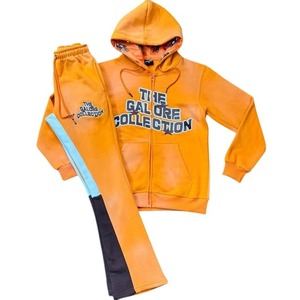 OEM service personnalisé best-seller Pantalons de survêtement à capuche Jogger Sets Cargo Pants Tracksuits Survêtements unisexe Ensemble 2 pièces - Product Image 1