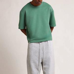 Buena calidad nuevo 100% algodón 240sm Calidad de lujo Oversized Boxy Fit Drop Shoulder Diseño personalizado boxy fit Camiseta para hombres - Product Image 6