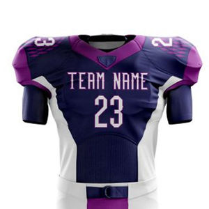 Hombres y mujeres de calidad personalizada que usan uniforme de fútbol americano sublimado para hombres que usan uniforme de fútbol americano transpirable 2025 - Product Image 4