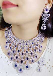 Joyería nupcial AD de calidad superior, nueva colección multicolor, conjunto de joyería india, collar antideslustre y a prueba de golpes - Product Image 3