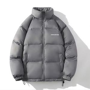 Custom Embroidered Warm Thicken Bubble <b>Mens</b> the Winter Down <b>Coats</b> High Quality Quilted Padded Down Puffer Jacket for <b>Men</b> - Product Image 3
