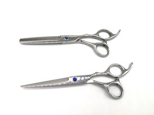 COBALT Tijeras de barbería de 6,3 pulgadas con tecnología de espejo Tijeras de corte de pelo de acero inoxidable Herramienta de belleza 4cr13 de 2017 - Product Image 3