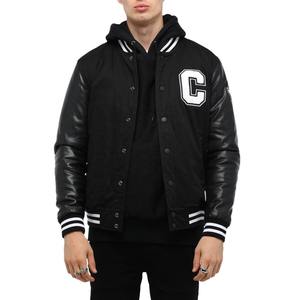 Fabricant OEM, veste de baseball varsity personnalisée de haute qualité, col rond, toile de printemps, coupe-vent, vintage pour hommes - Product Image 1